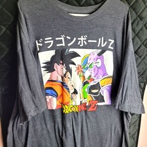 Dragon Ball Z Gray Men's 3XL Tshirt